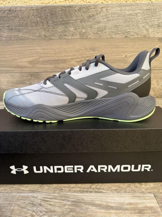 Under Armour UA Charged Commit TR 5 Men’s Size 11 Gray Lime Training Shoes New main image 11
